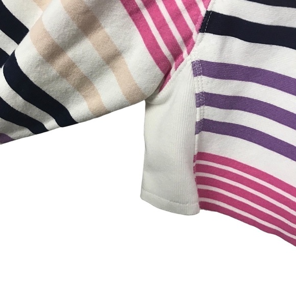 Champion UO Striped Cropped Reverse Weave Hoodie XS - Picture 8 of 12